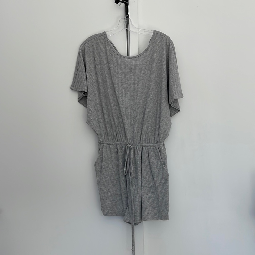 Gray romper
